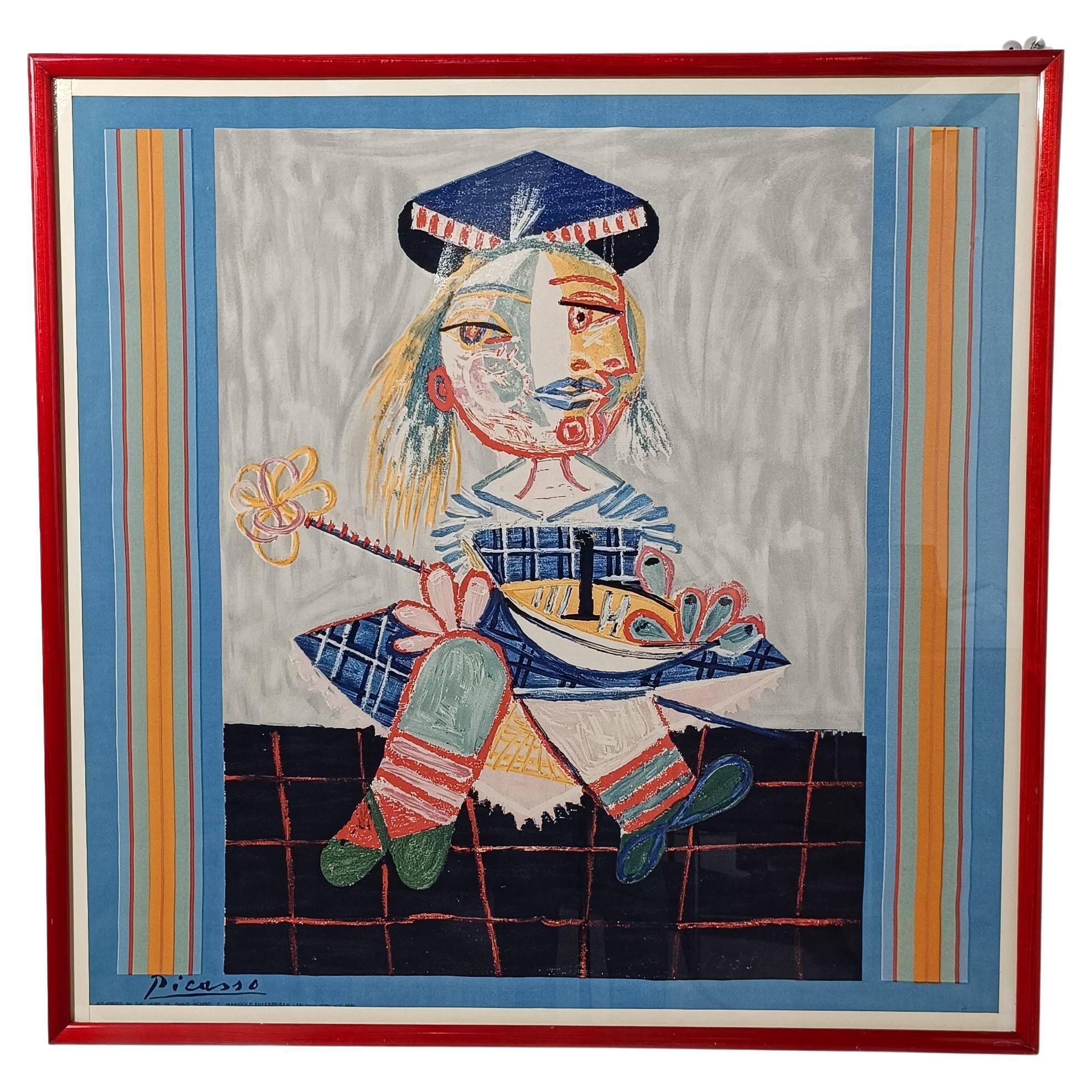 Silkscreen by Pablo Picasso printed by Marigold Enterprises LTD New York 1981