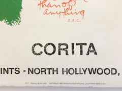 Silkscreen Contemporary Abstract Wall Art by Sister Mary Corita Kent, 1980