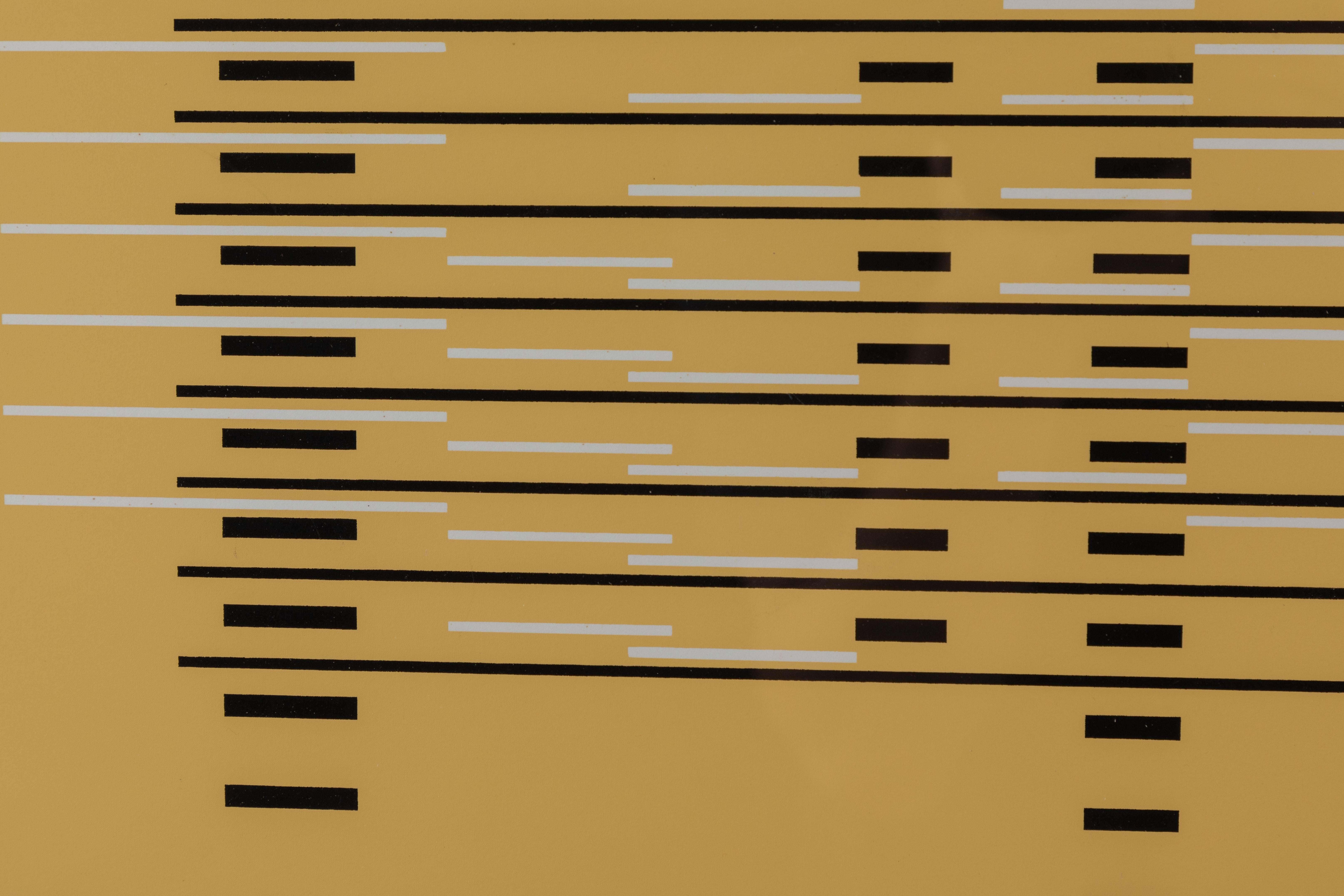 Silkscreen print from Formulation Articulation by Josef Albers.