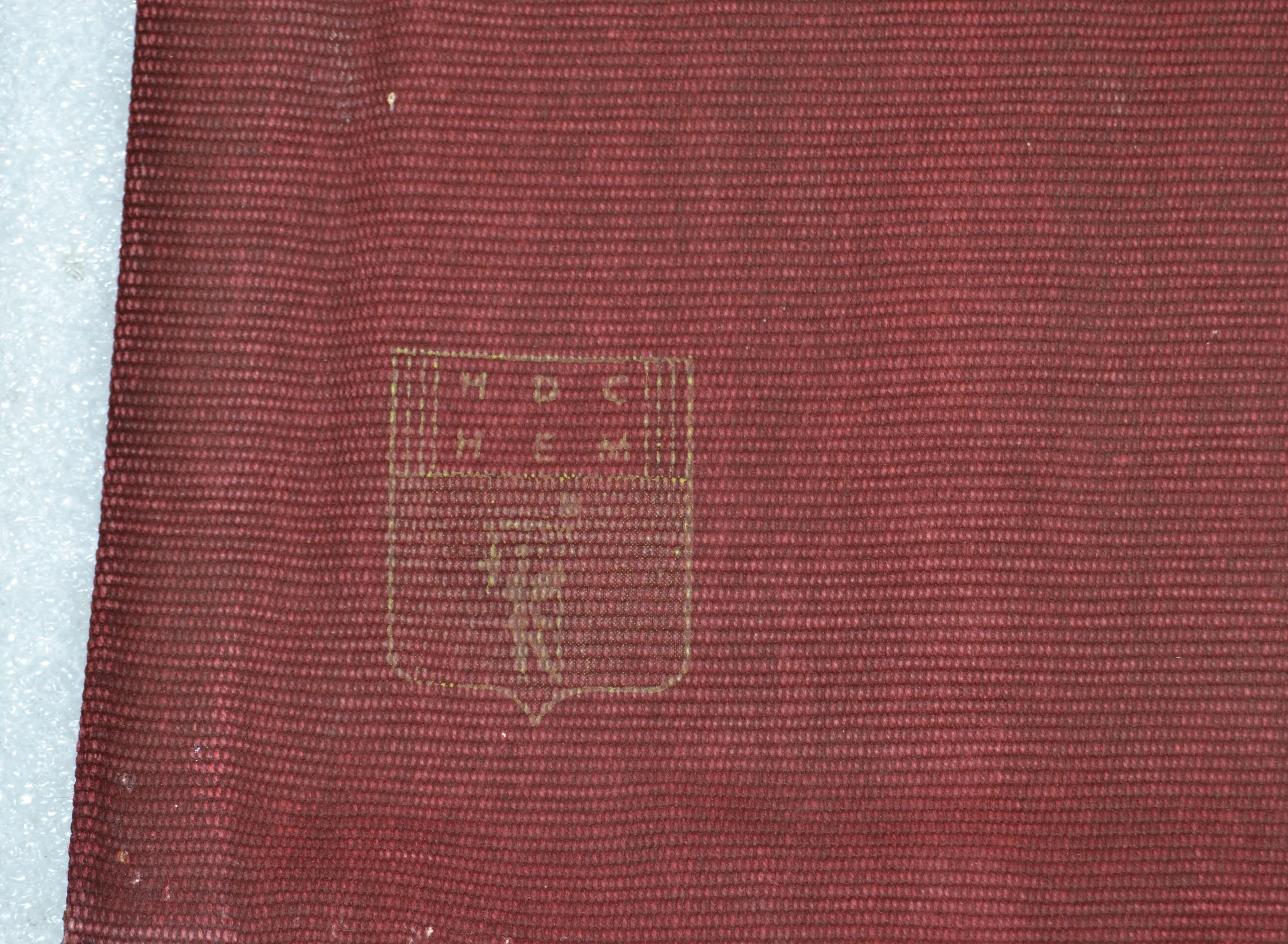 Original Wandteppich aus Baumwolle von Jean Picart le Doux Paris, Proof von Authentizität, 50er Jahre im Angebot 2