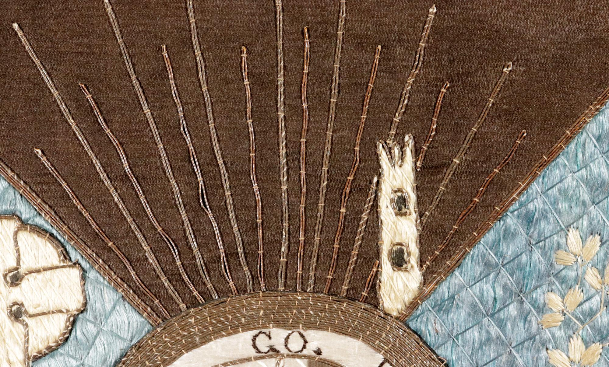 Seidenarbeiten von irischem Interesse-Erin Go Bragh: Patriotische irische Seidenarbeitstafel im Angebot 4