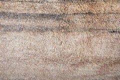 Minimalist Design Silky Angora Wool Turkish Tülü Area Rug, 1940s