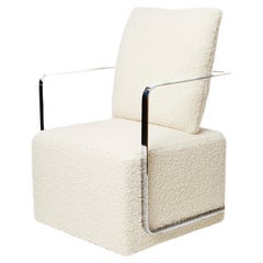 Sillón Silla, Lazzarini & Pickering, Ediciones Marta Sala, Inoxidable pulido