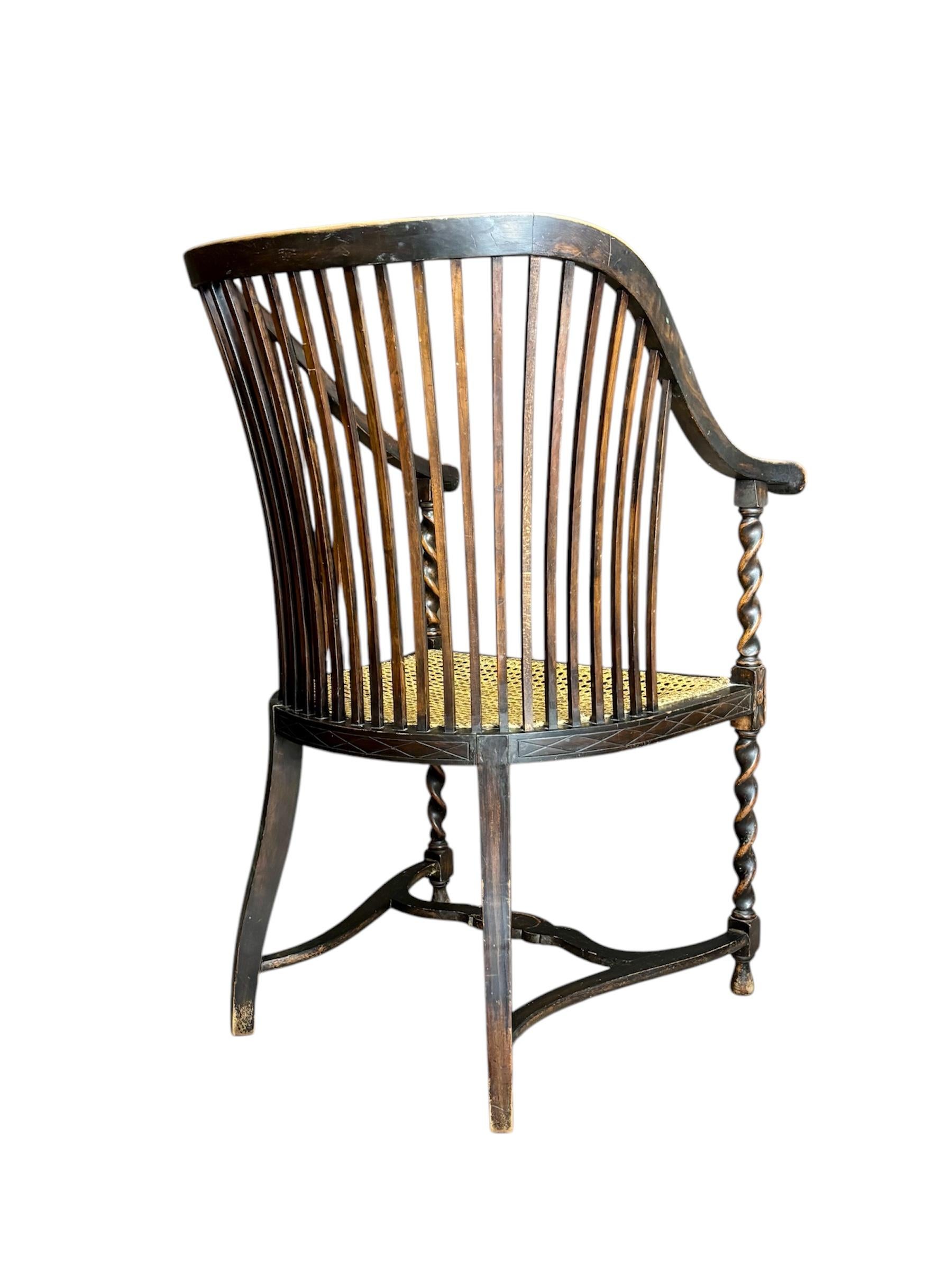 Silla Arts & Crafts inglesa For Sale 4
