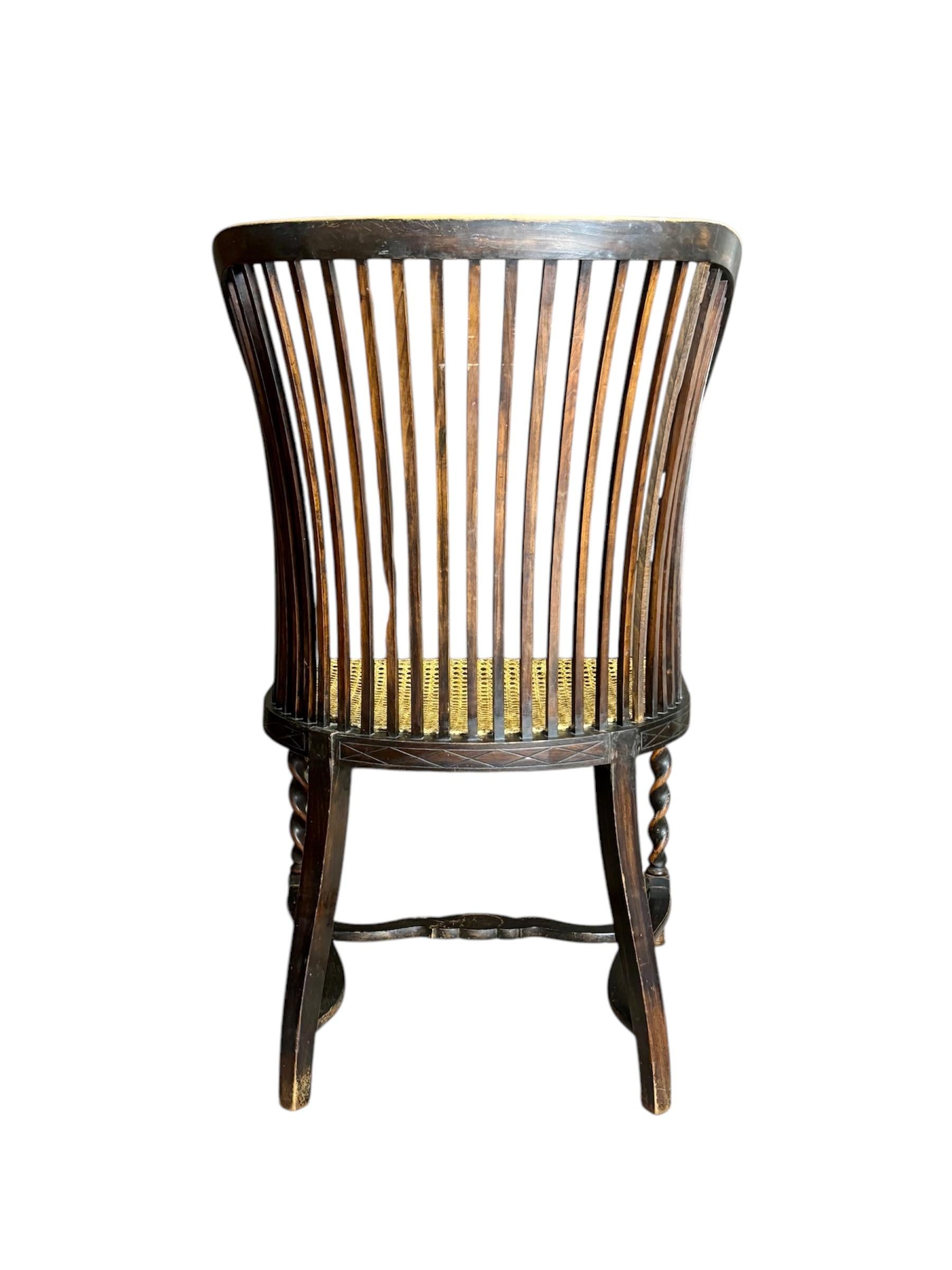 Silla Arts & Crafts inglesa For Sale 6