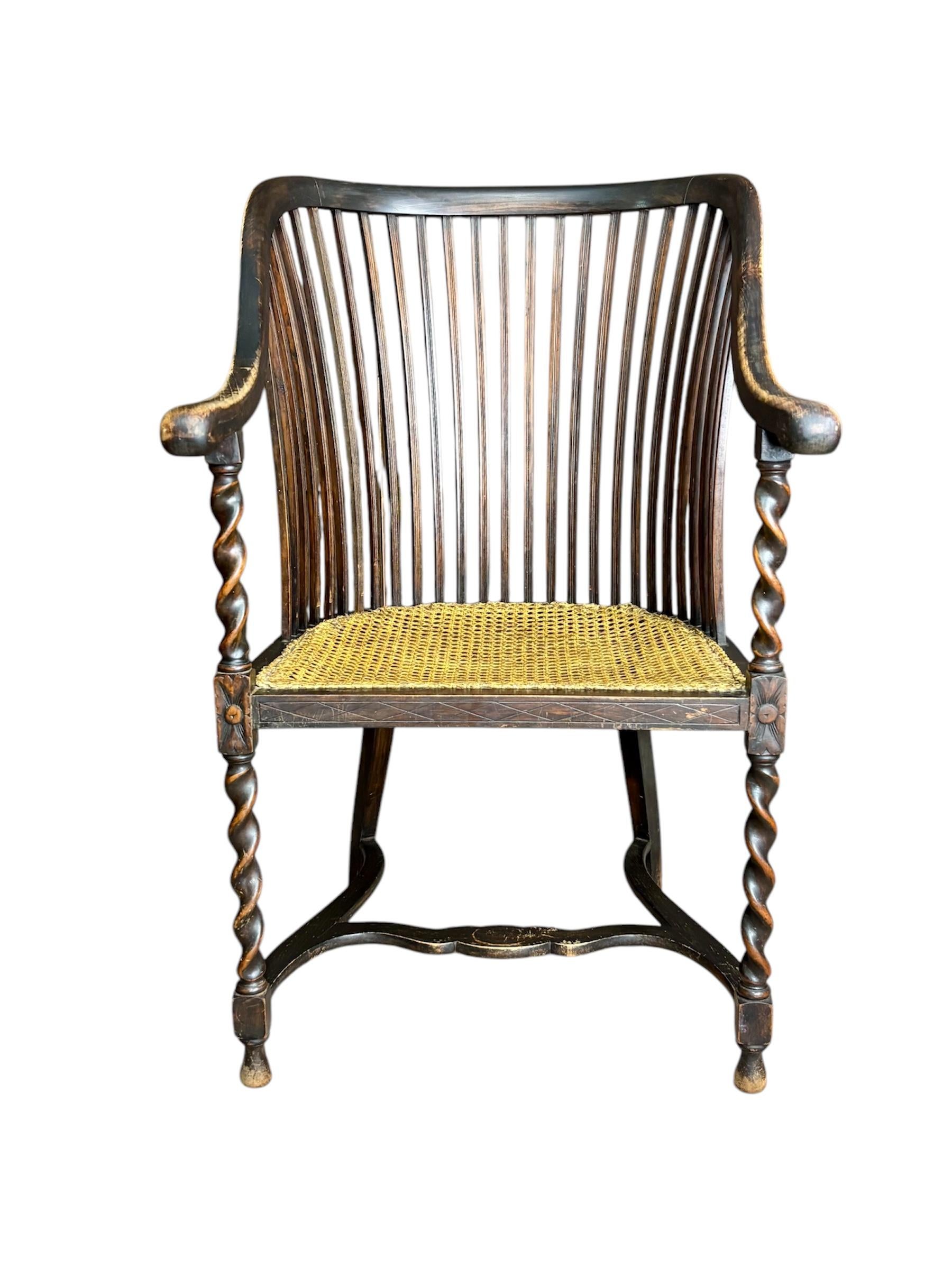 British Silla Arts & Crafts inglesa For Sale