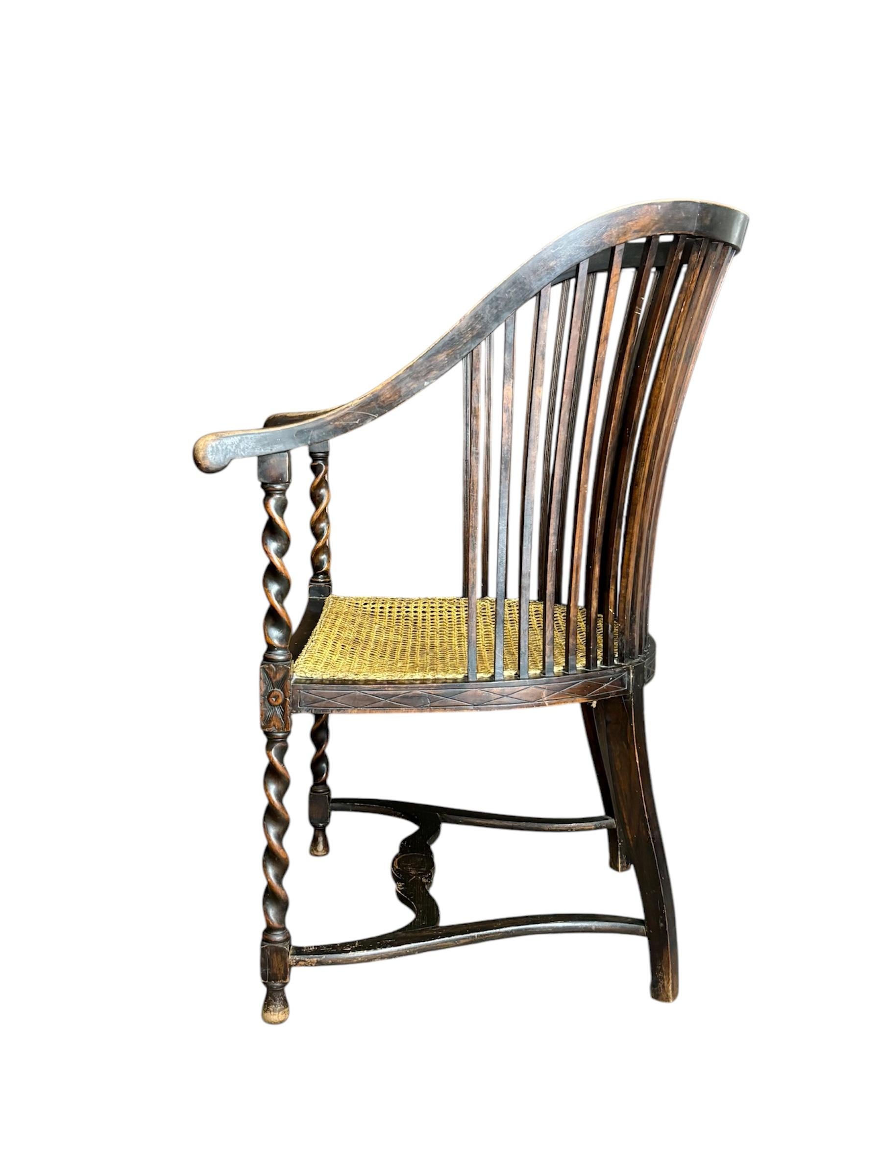 Silla Arts & Crafts inglesa For Sale 1