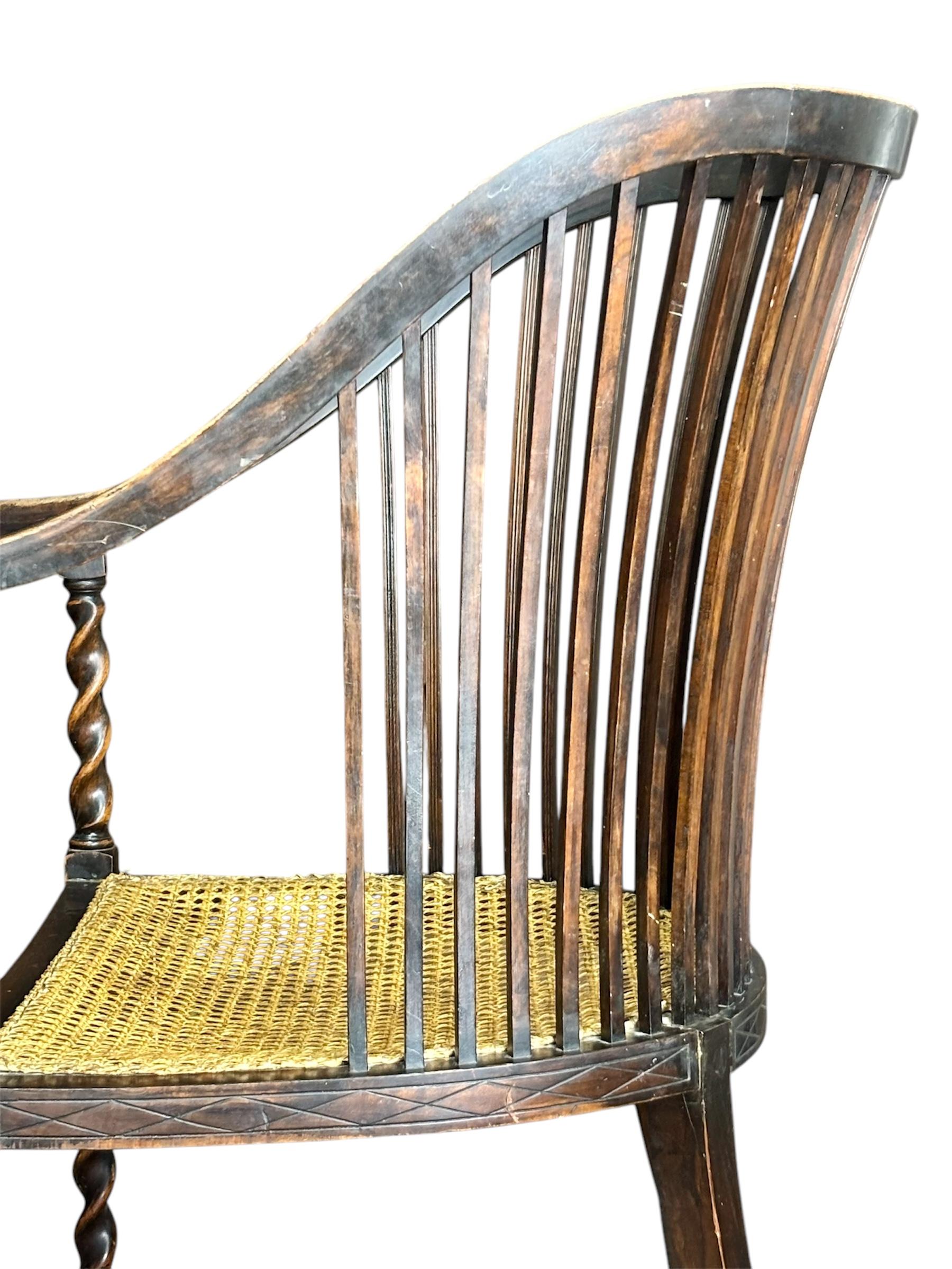 Silla Arts & Crafts inglesa For Sale 2