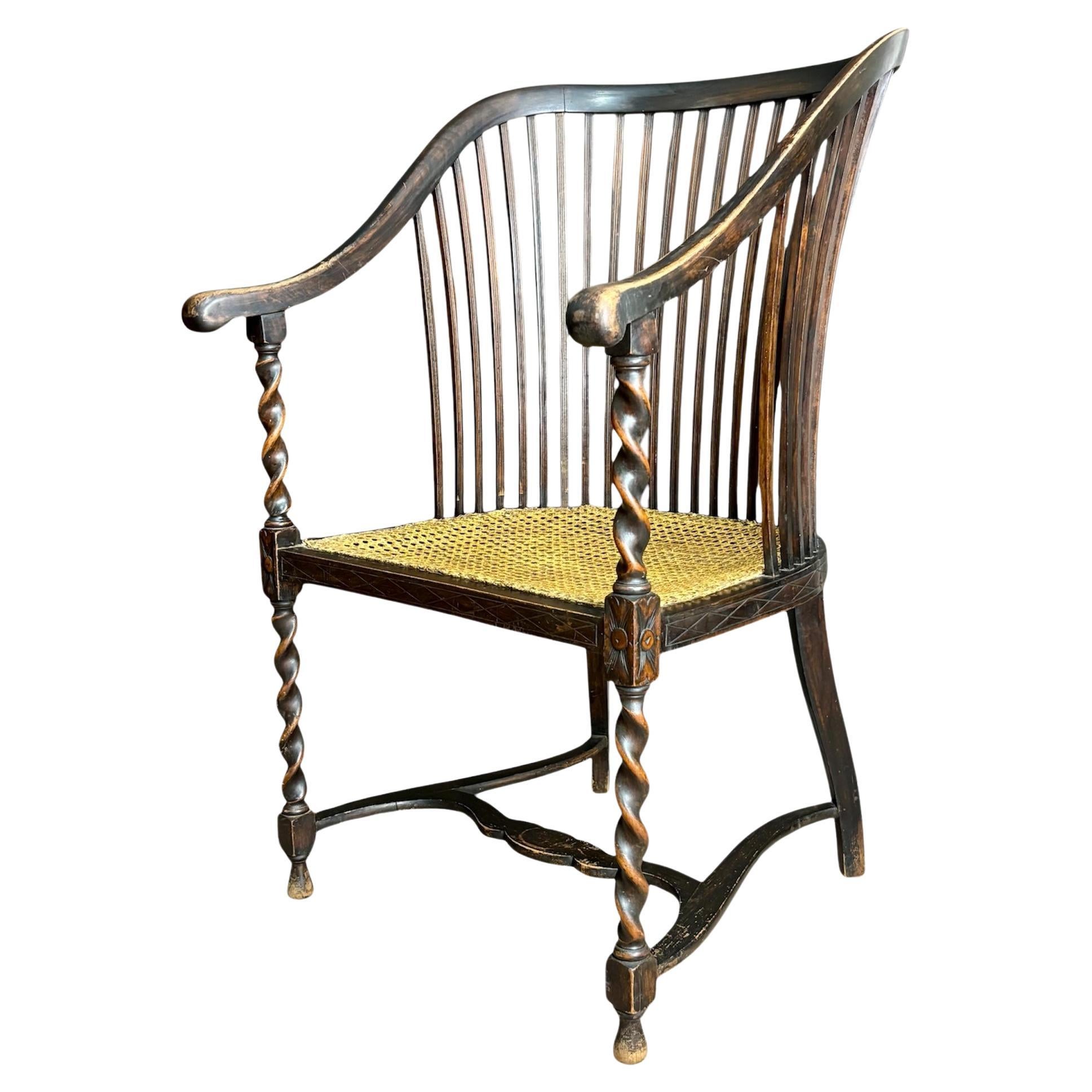 Silla Arts & Crafts inglesa For Sale