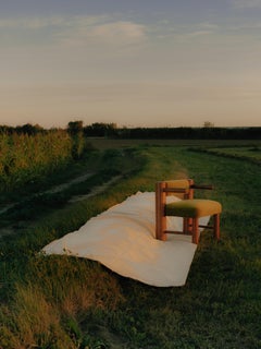 Sedia da pranzo in ciliegio americano massiccio Silla Botero di Marco Calhau