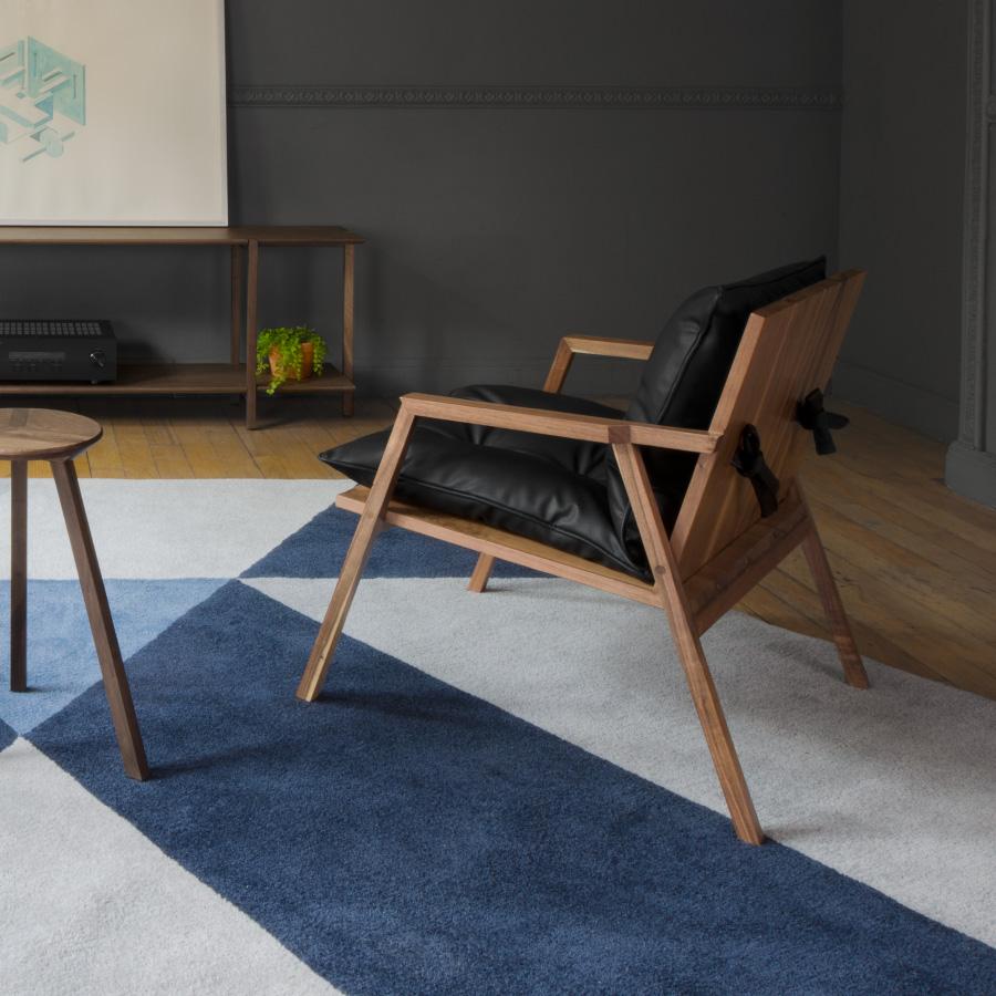 Modern Silla Dedo, Mexican Contemporary Chair by Emiliano Molina for Cuchara For Sale