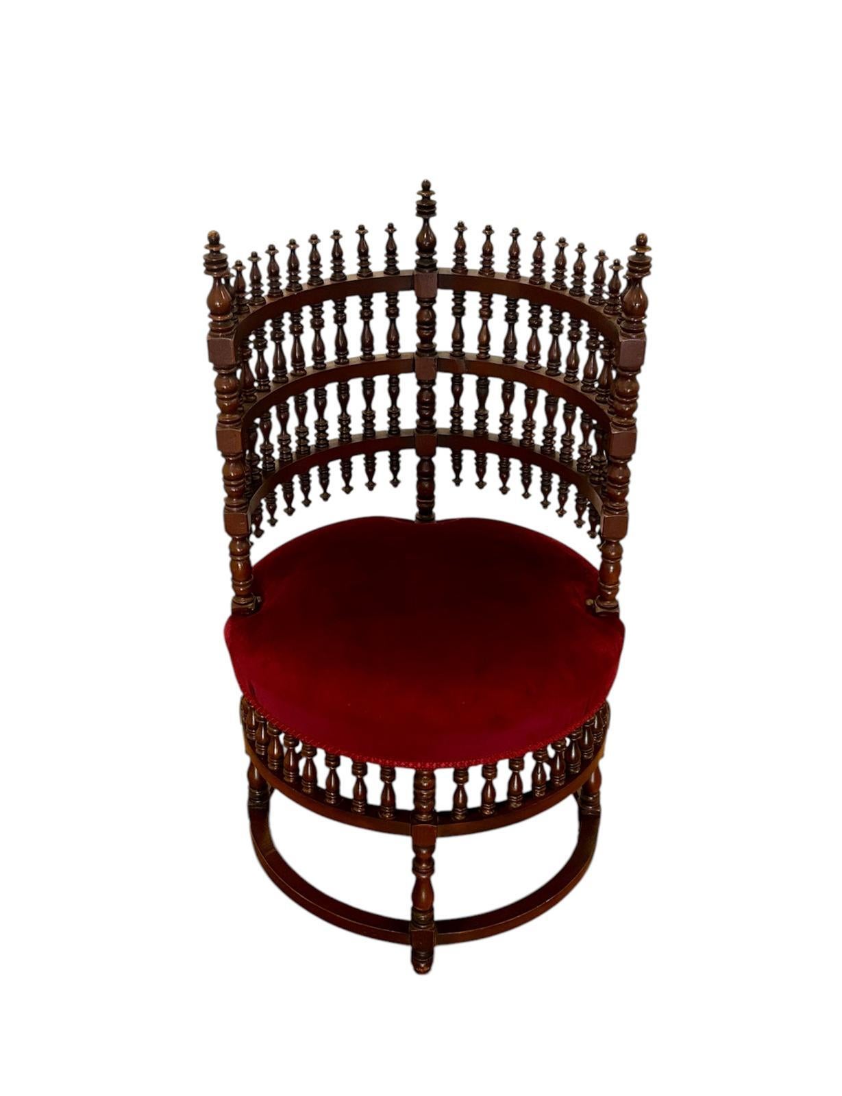 Silla inglesa Arts and Crafts im Angebot 2