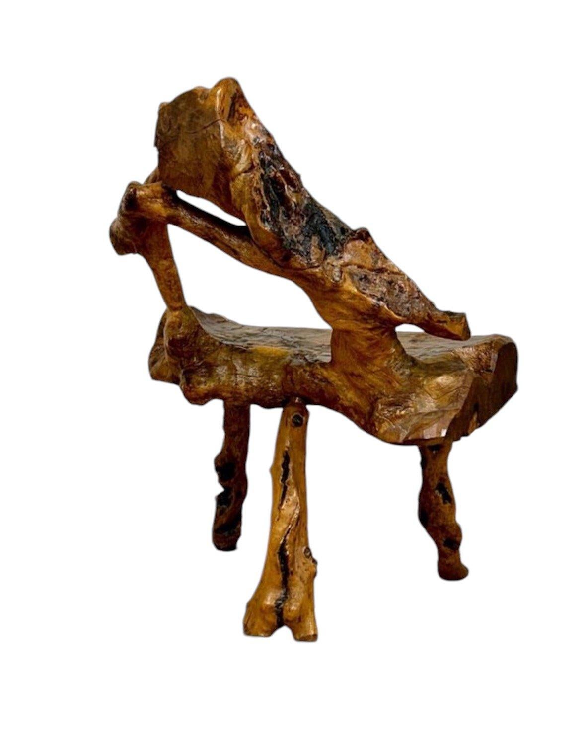 Metà XX secolo Silla rústica artesanal in vendita