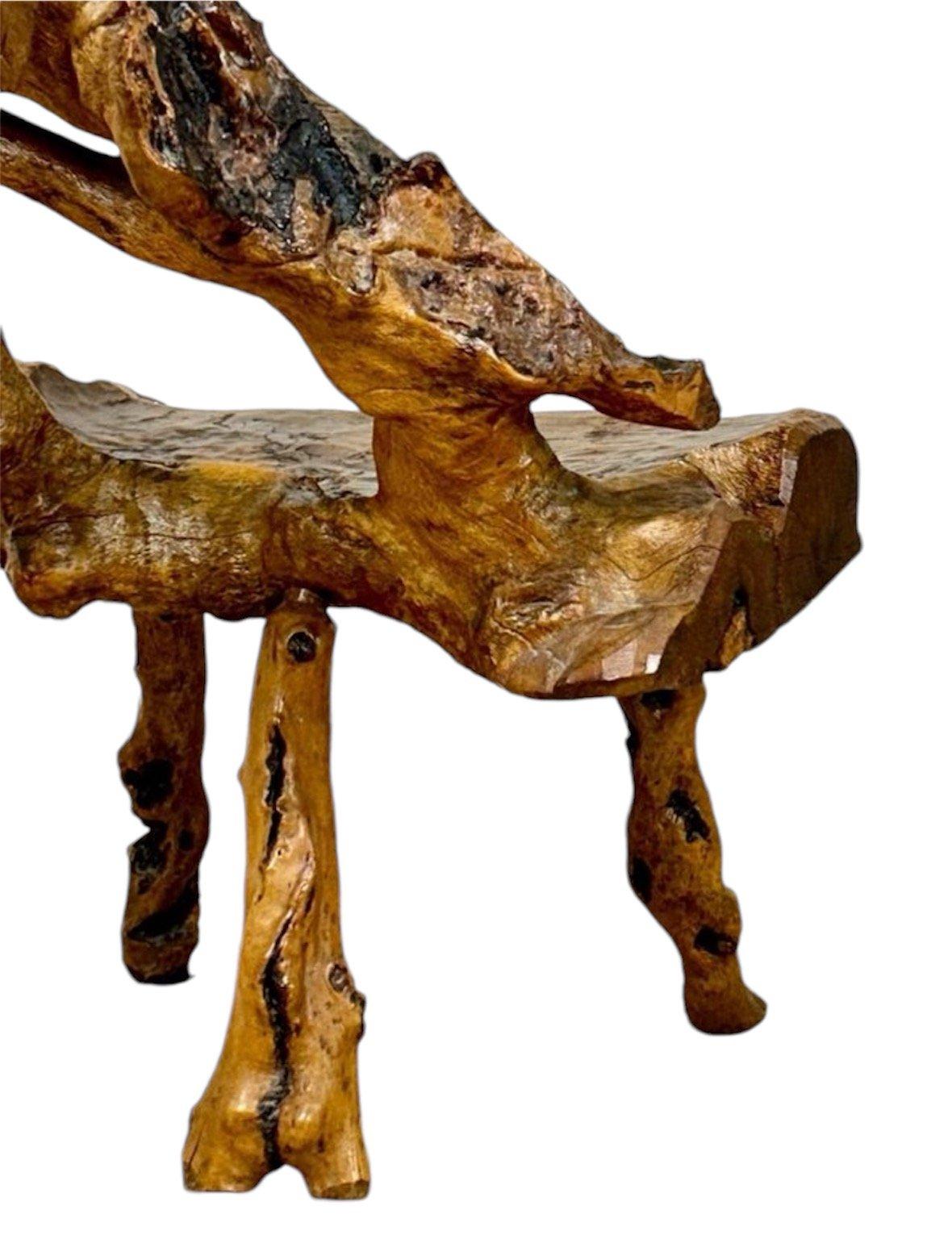 Legno Silla rústica artesanal in vendita