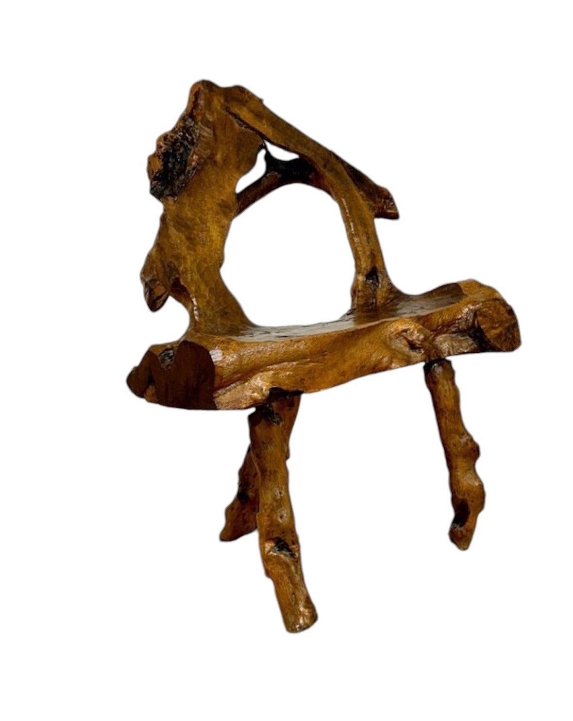 Silla rústica artesanal in vendita 2