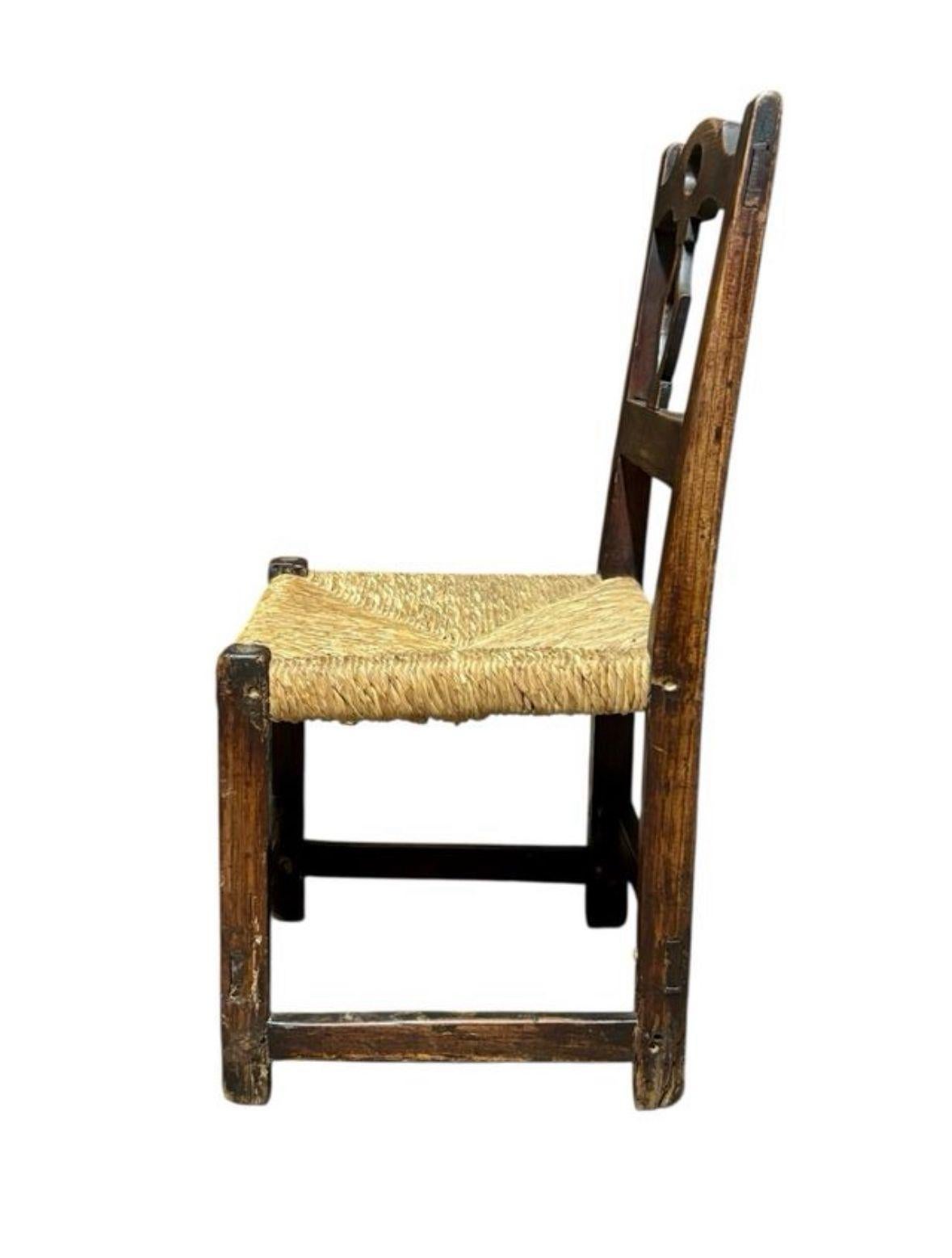 Silla rústica española In Good Condition For Sale In VALÈNCIA, ES