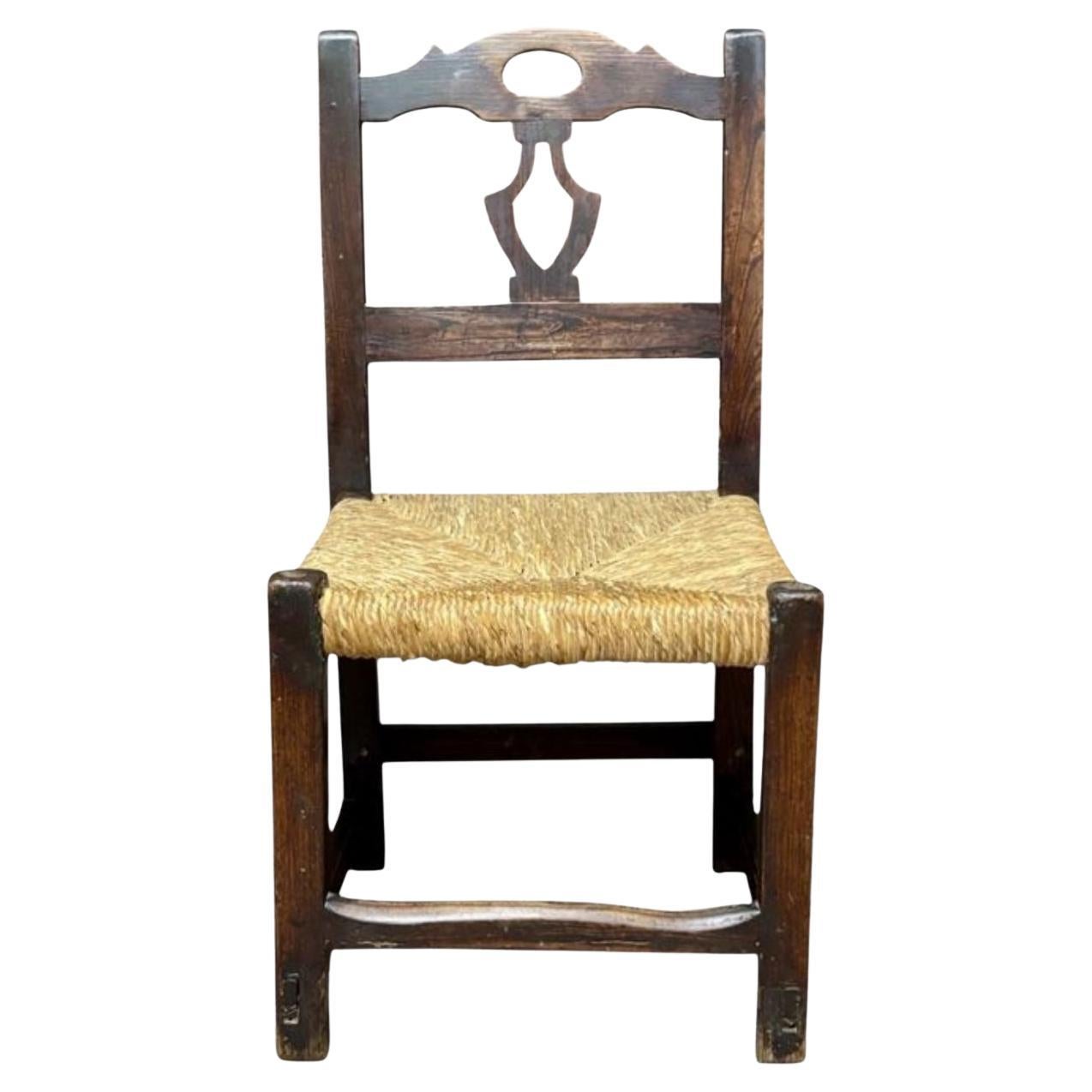 Silla rústica española For Sale