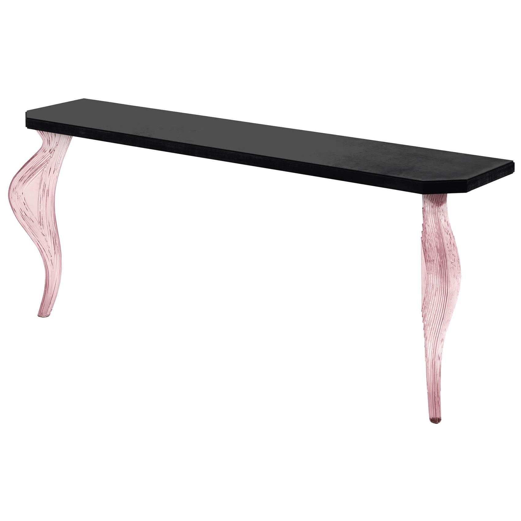 Sillage Rose Wall Console Table