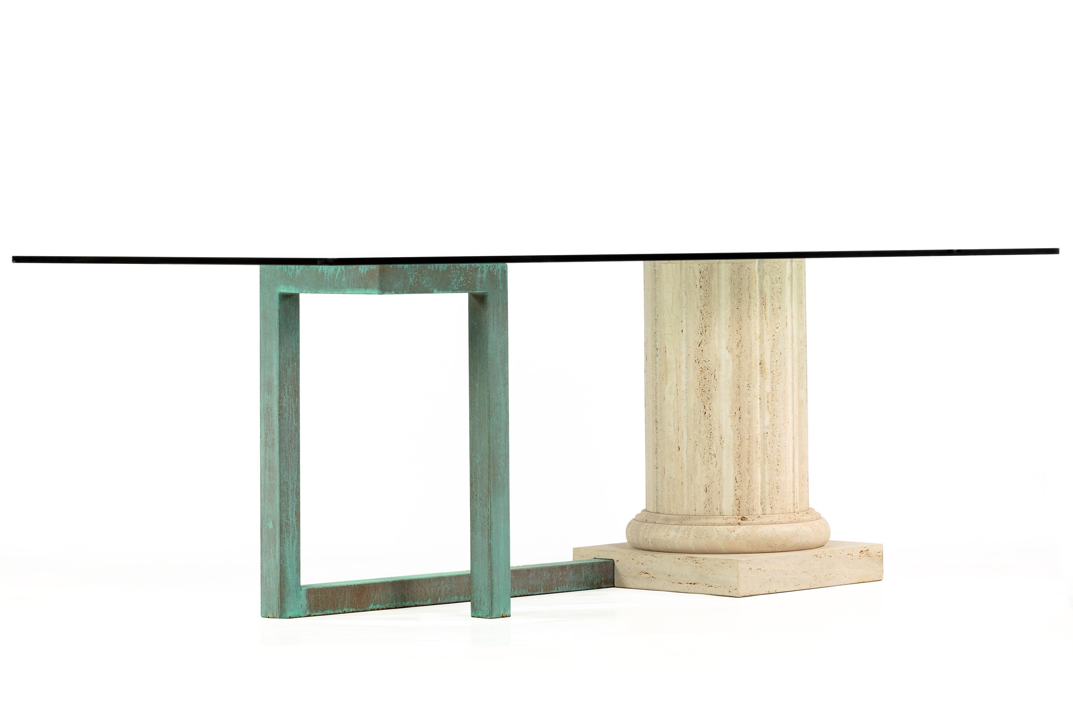 Espagnol SILLAR Dining Table contemporaine en marbre Oxid Cooper Joaquín Moll Meddel en stock en vente