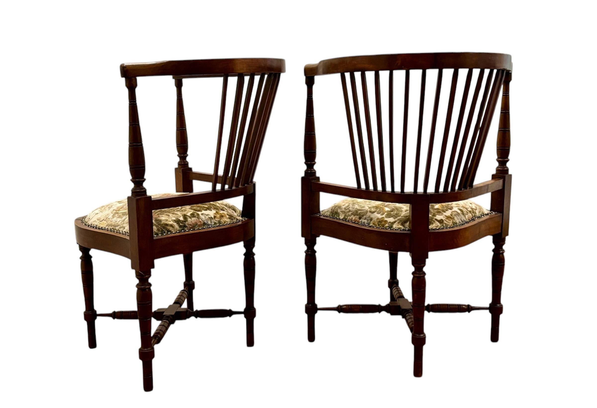 XIXe siècle Sillas esquineras victorianas en vente