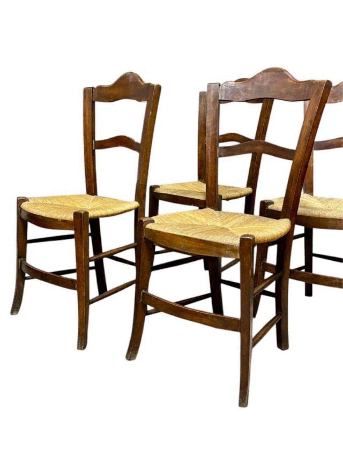 Sillas rústicas francesas In Good Condition For Sale In VALÈNCIA, ES