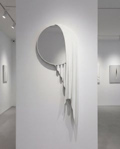 Sillentium Mirror Sculptural Panel Gloss White 1 of 15