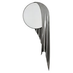 Sillentium Mirror Sculptural Panel Matte Chrome 1 of 15