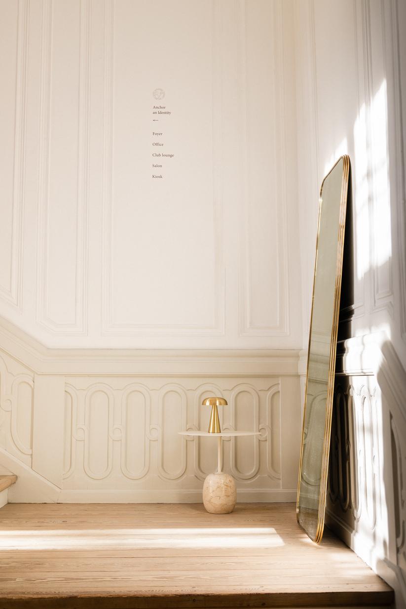 Miroir Sillon SH7 en laiton de Sebastian Herkner pour &tradition Neuf - En vente à Dubai, AE