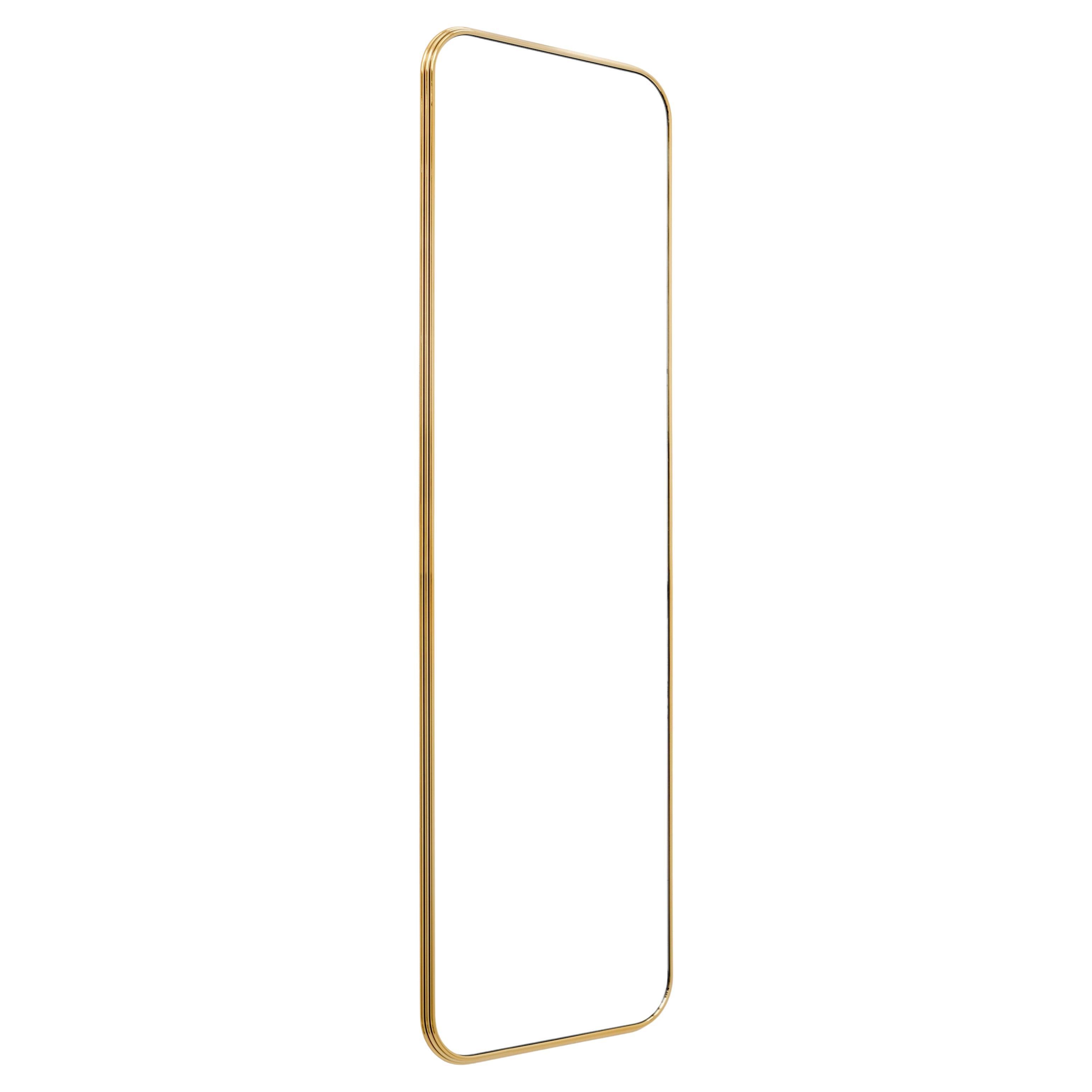 Specchio Sillon Brass SH7 in ottone di Sebastian Herkner per &Tradition in vendita