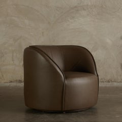 Blackman Cruz Sillon Lounge Chair, Leather Upholstery, 1990, Excellent