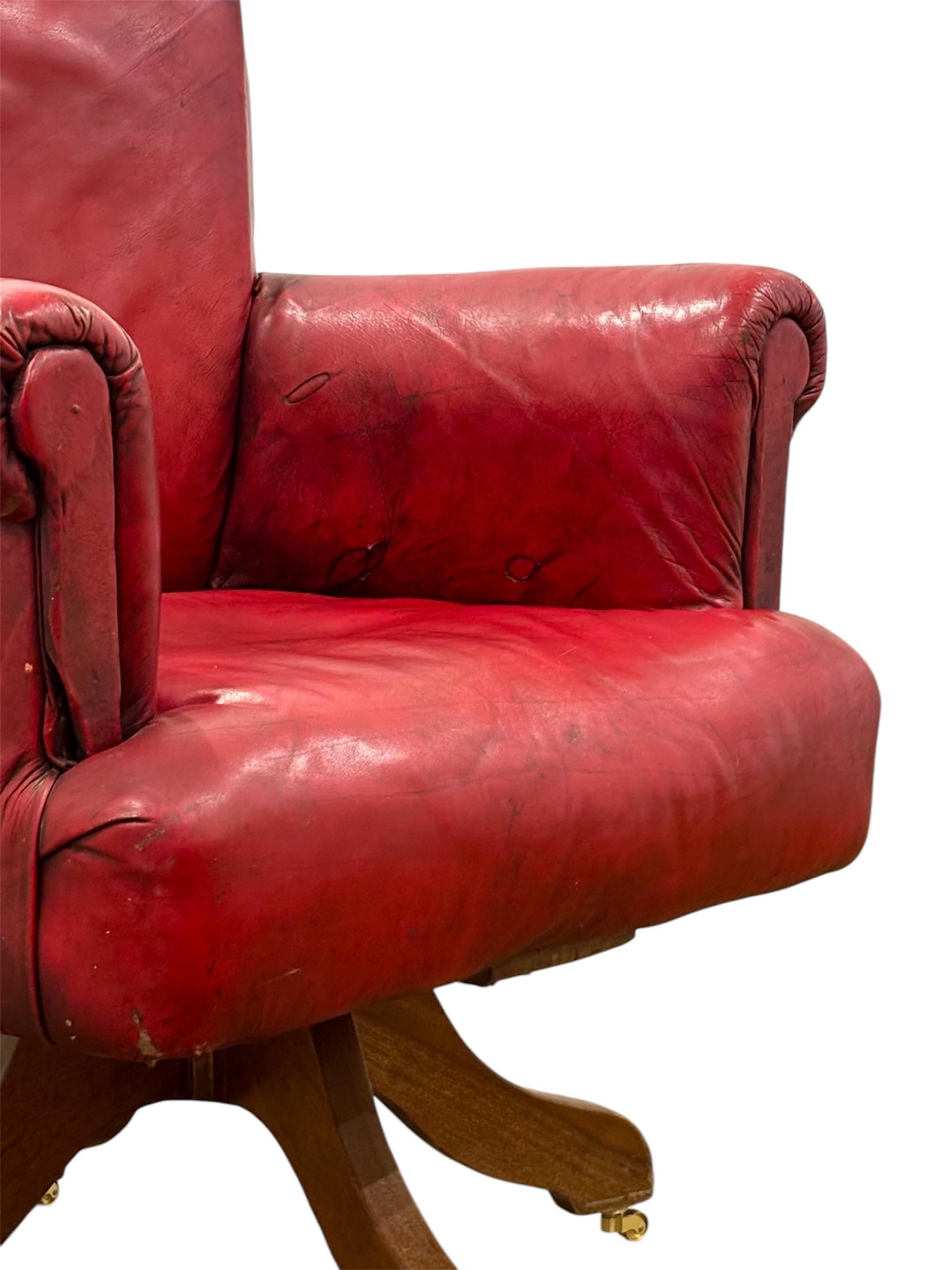 Sillón Club inglés giratorio in vendita 3