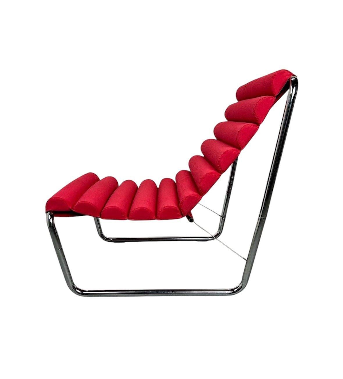 Sillón estilo Michel Boyer Circa 1.970 (Calentadores Bauhaus Boudins) Español en venta