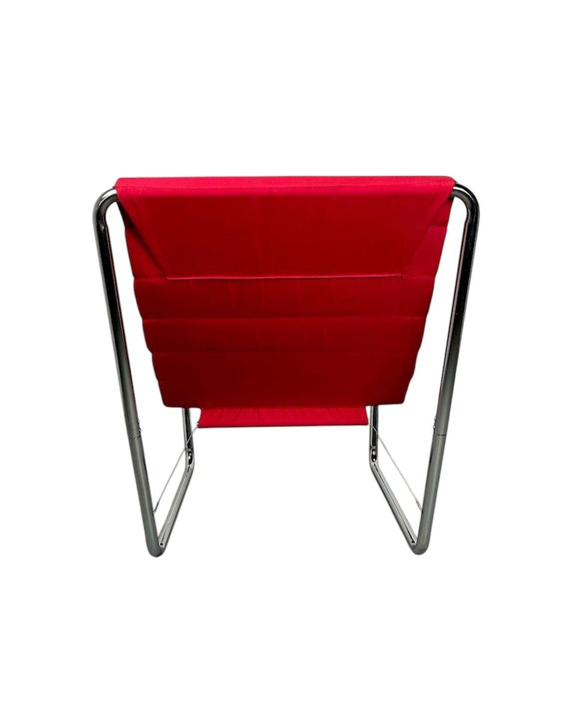 Sillón estilo Michel Boyer Circa 1.970 (Calentadores Bauhaus Boudins) en venta 1