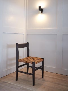 Silo Dining Chair by Fern, Wood Chair with Wood, Leather or Hickory Bark Seat