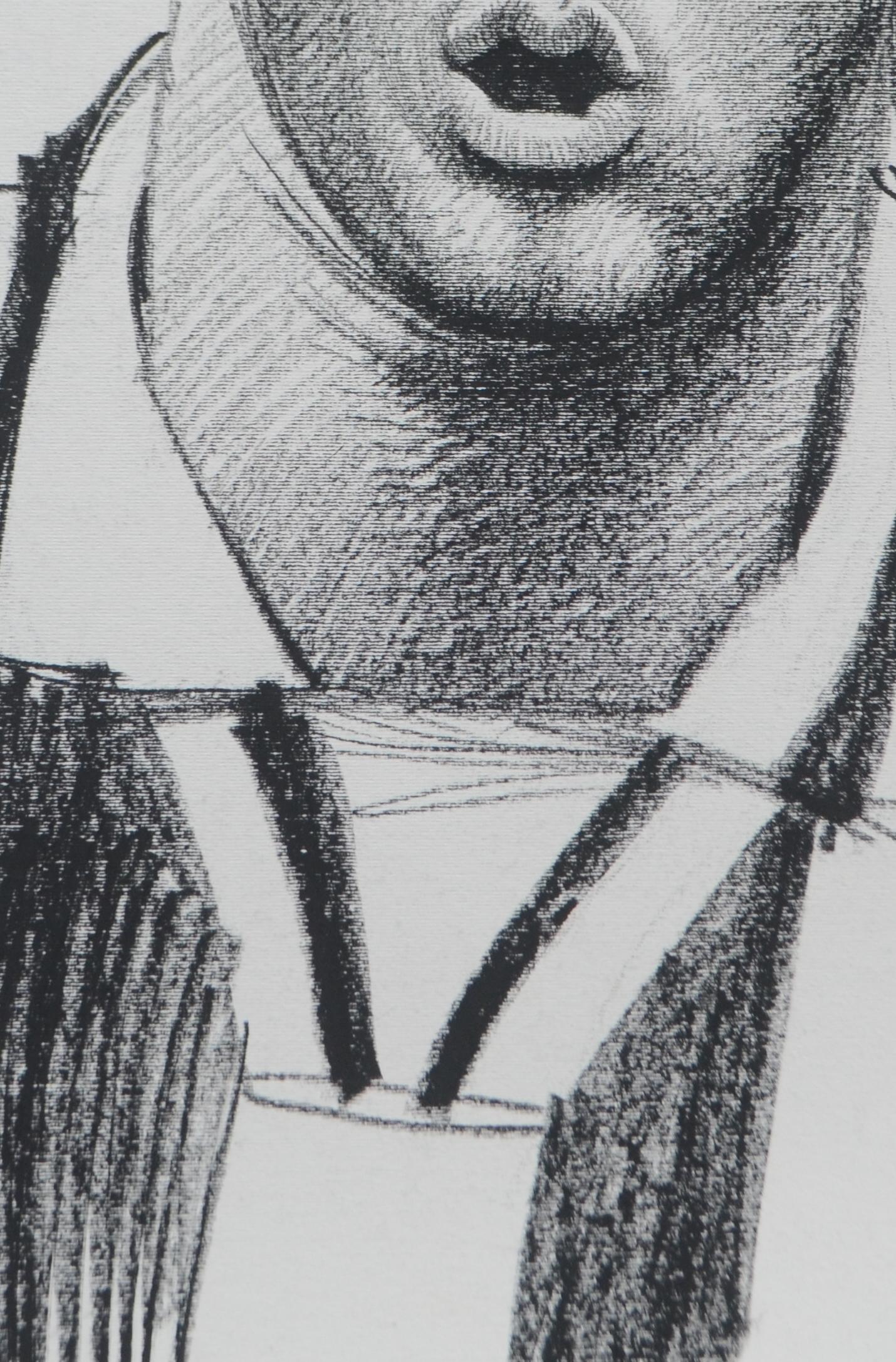 Alessio Tacchinardi - Joven talento de la Juventus, Liga de Campeones de la UEFA 1995-96 - Painting de Silombria Marco