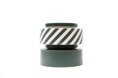 Silos Green and Stripes by Simona Cardinetti, Handmade in Italy
