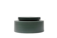 Silos, vasi impilabili in ceramica dipinta a mano, Made in Italy