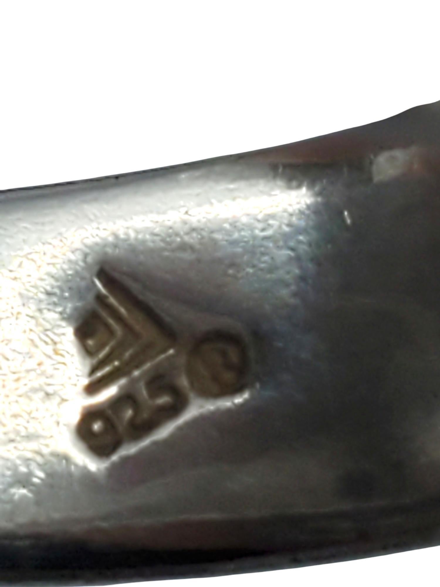 Silpada Sterling Silver Aztec Disc Ring Size 8 #20667 For Sale 1