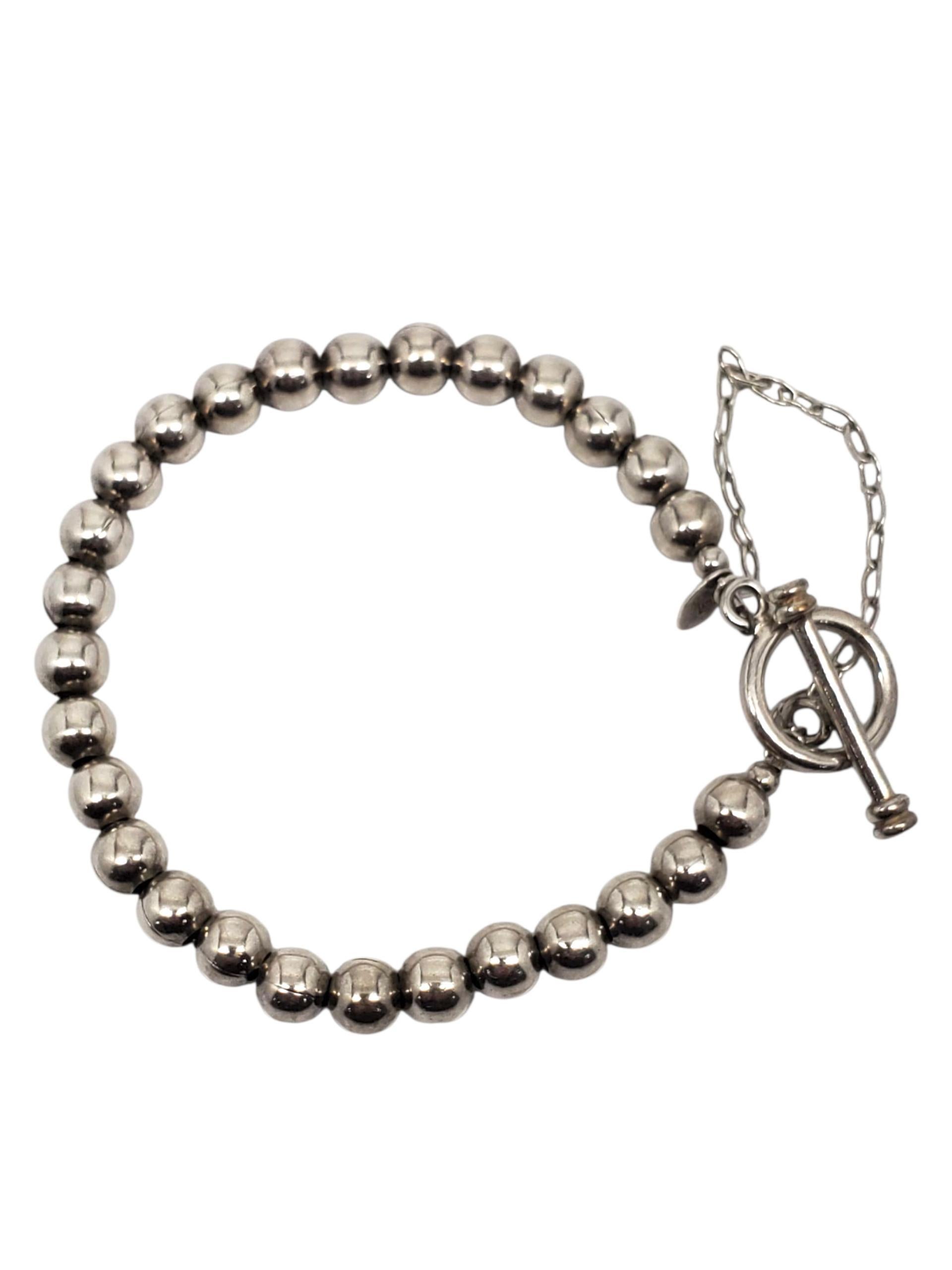 Braccialetto di perline in argento sterling Silpada # 23308 In condizioni buone in vendita a Washington Depot, CT