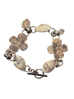 Silpada Sterling Silver Clover Flower Leaf Bracelet # 21463