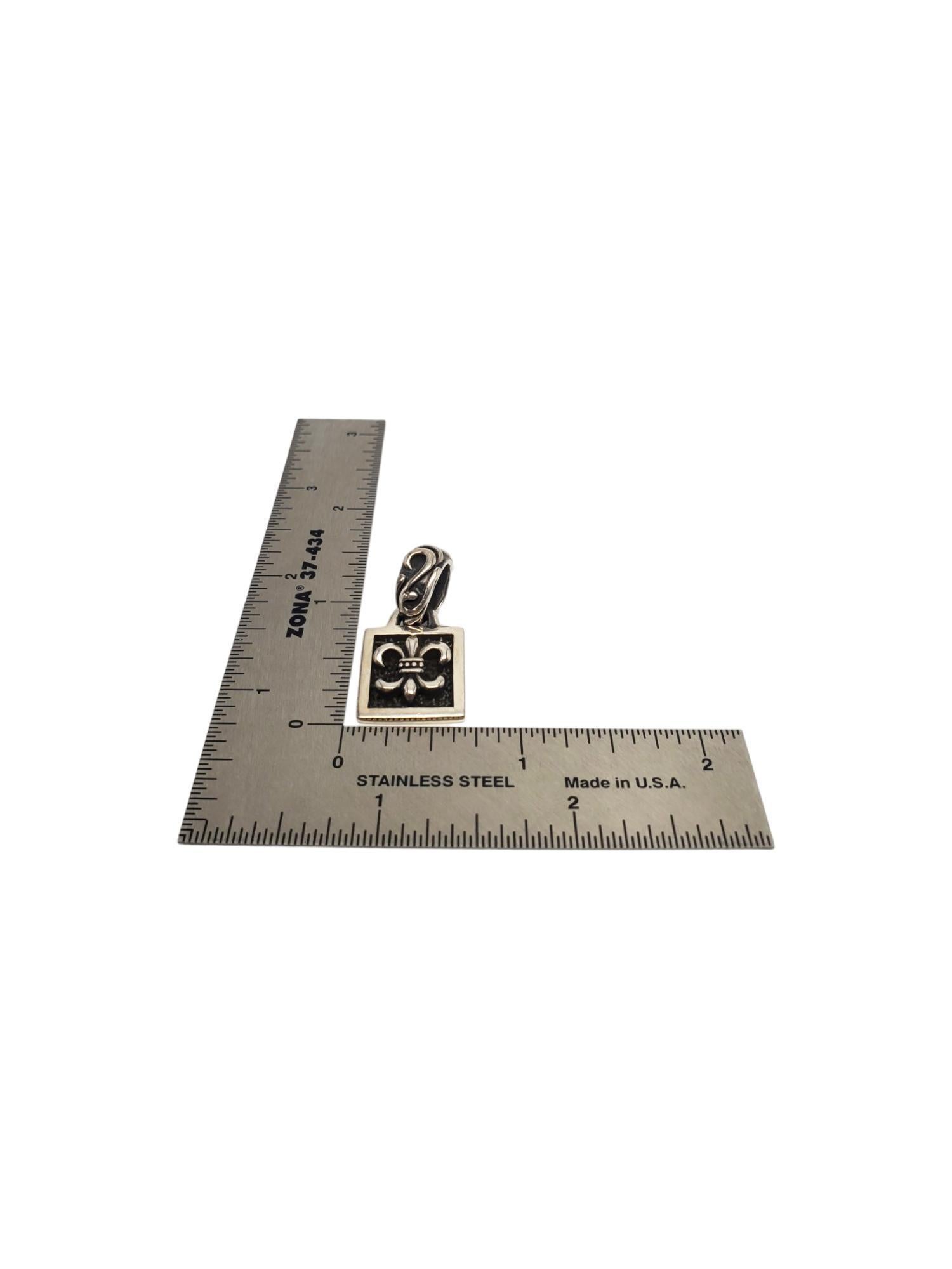 Ciondolo Fleur De Lis in argento sterling Silpada #17545 in vendita 2