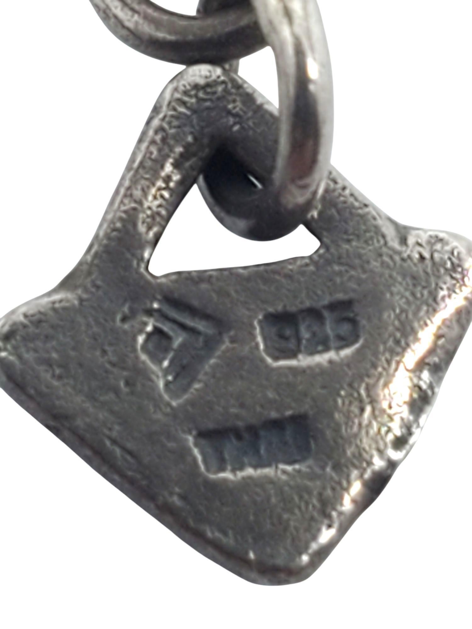 Silpada Sterlingsilber gehämmerte Perlenkette 18