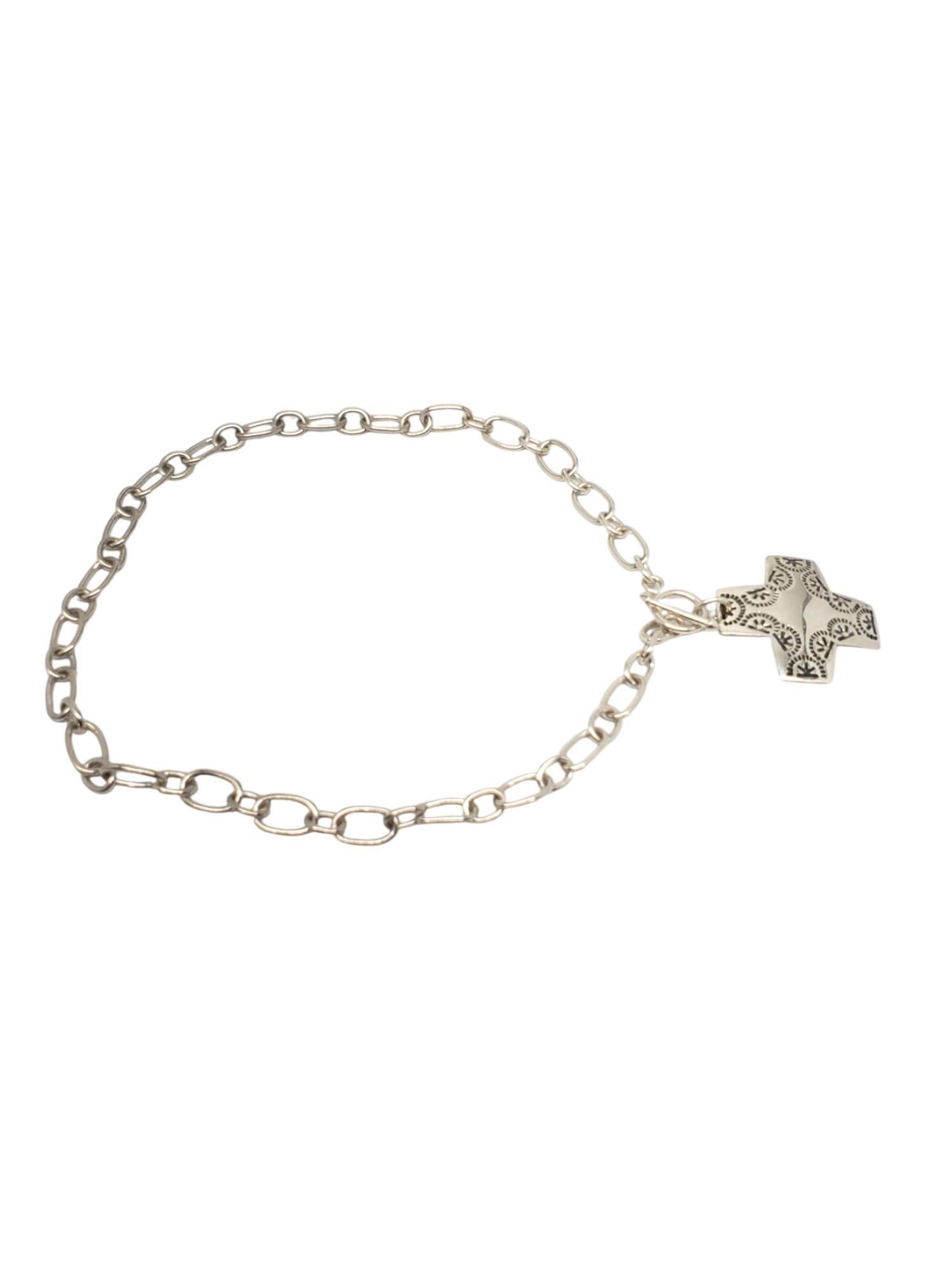 Collana a catena con croce della Virtuosità in argento sterling Silpada #20521 in vendita 1