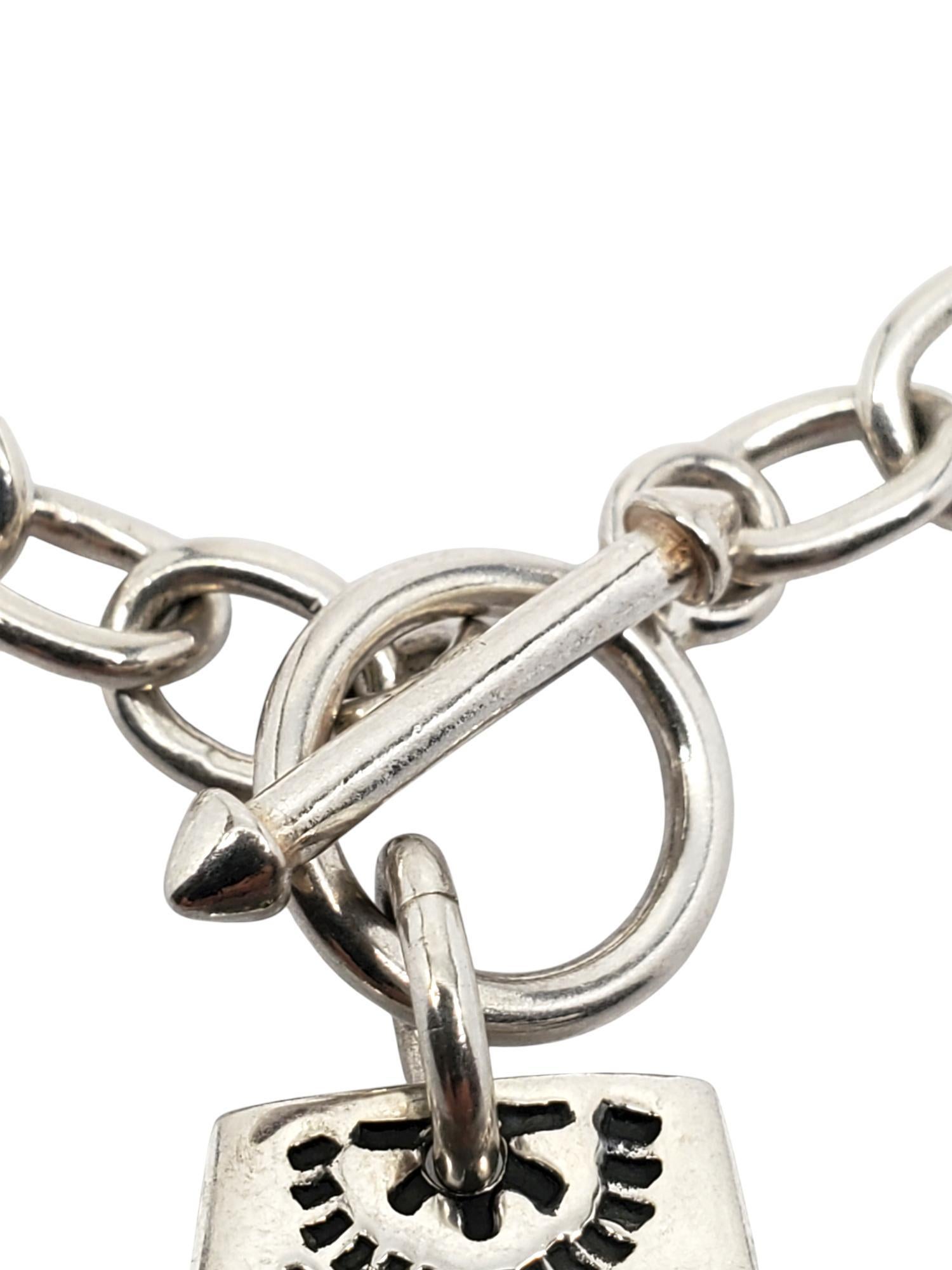 Collana a catena con croce della Virtuosità in argento sterling Silpada #20521 in vendita 3
