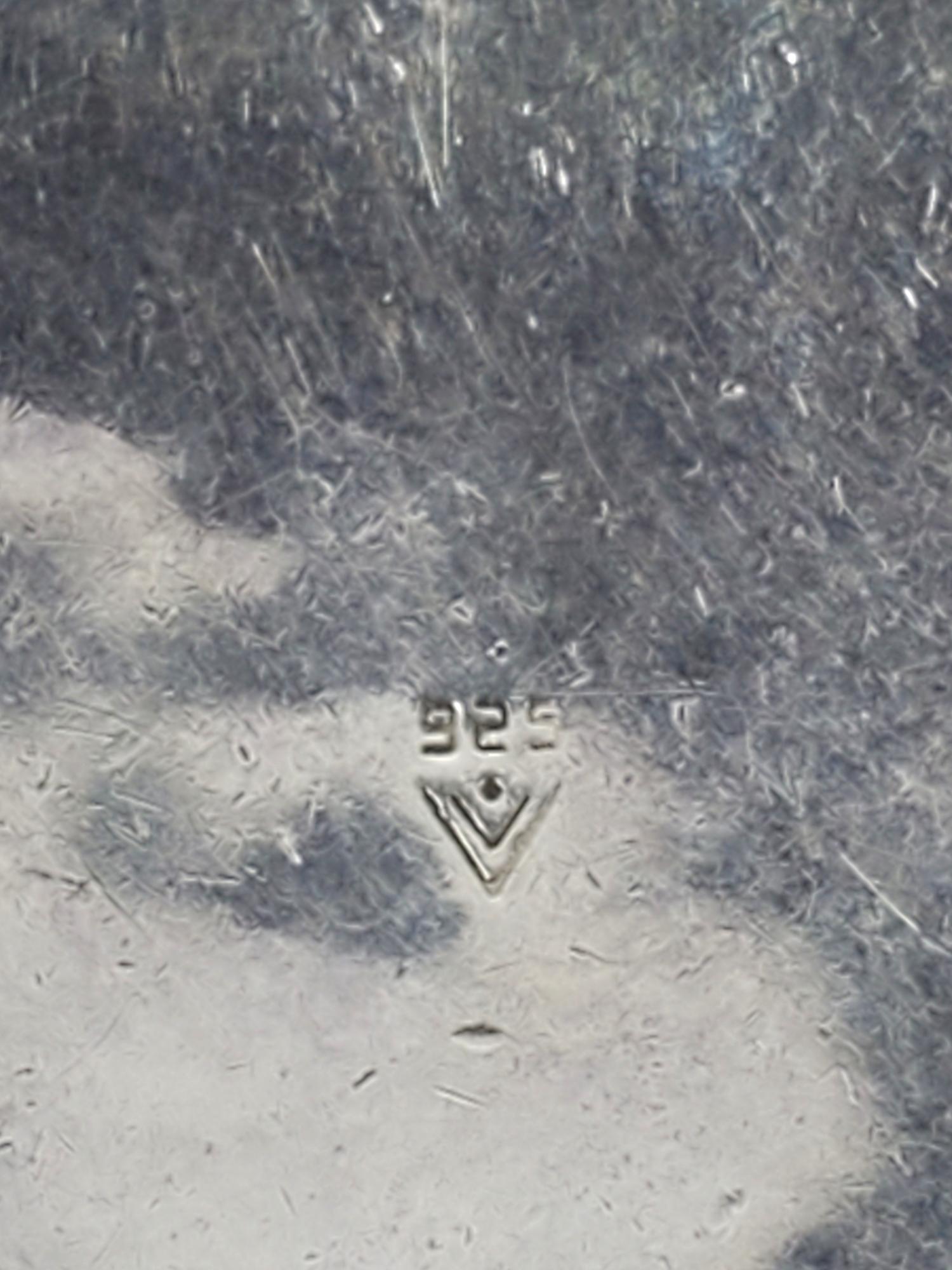 Collana con ciondolo a forma di croce della virtuosità in argento sterling Silpada # 20798 in vendita 2