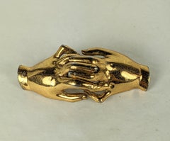 Silson Clutched Hands Retro Corsage Brooch