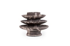 Silt Textured Earthenware Ripple Vase, Gilles Caffier