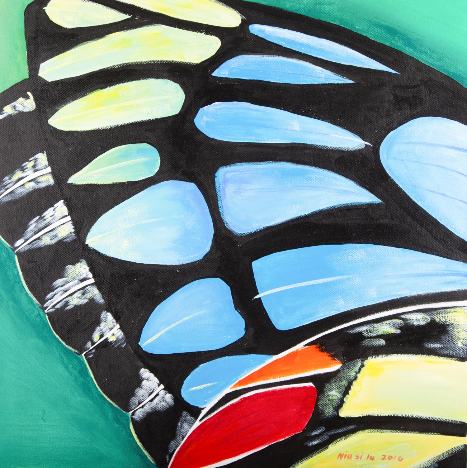 Silu Niu Animal Painting - Butterfly