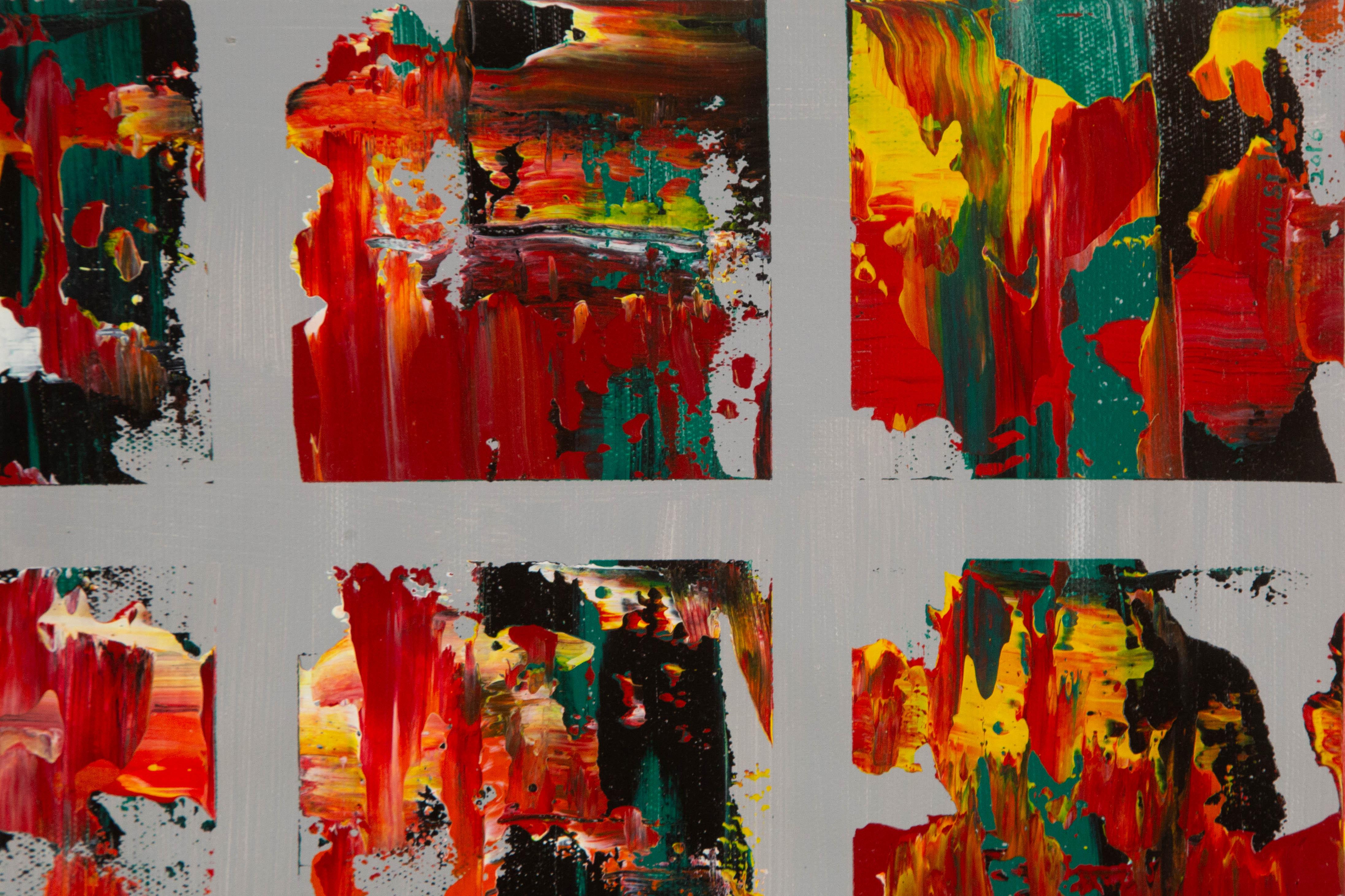 Silu Niu Abstract Original Acrylic On Canvas 