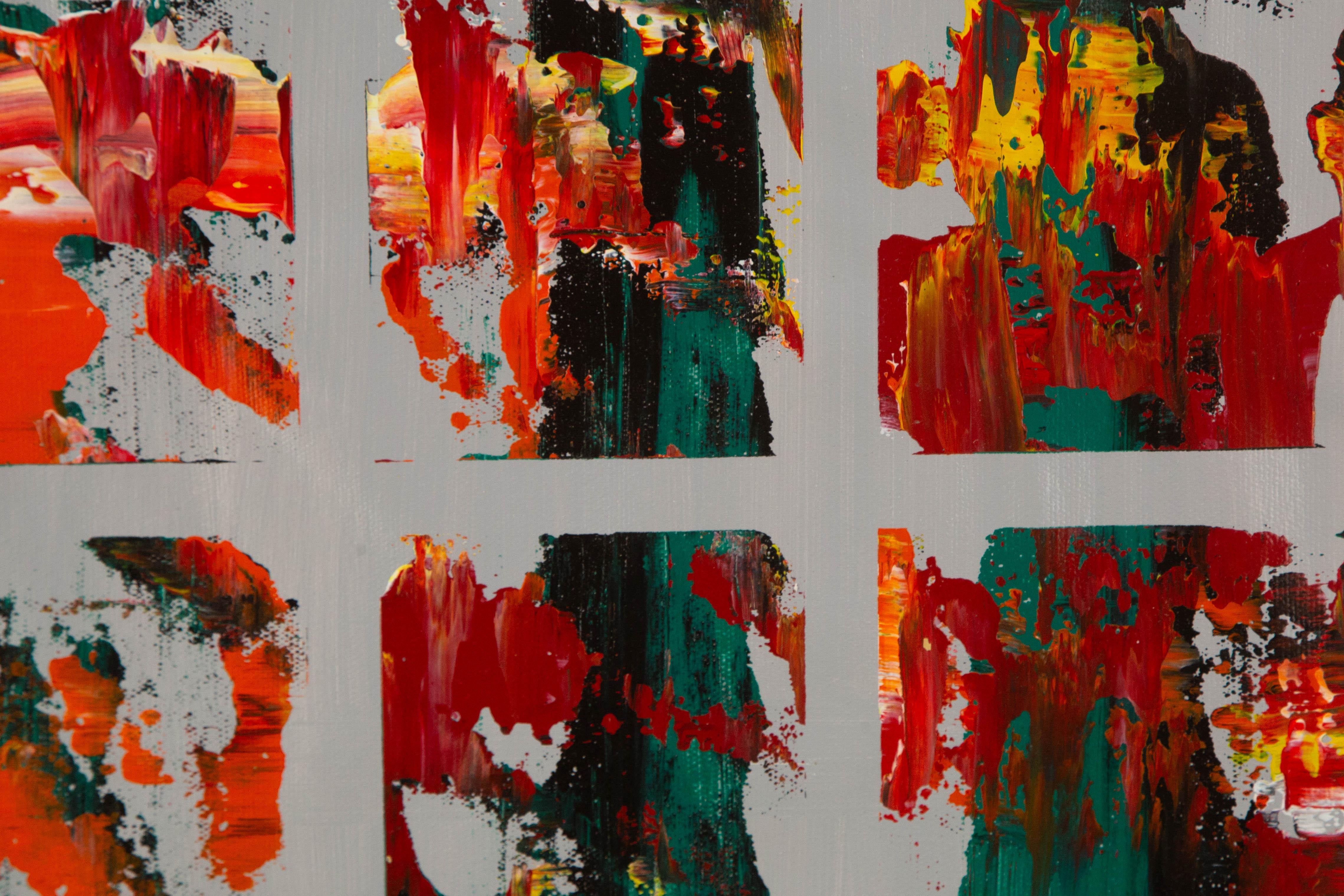 Silu Niu Abstract Original Acrylic On Canvas 